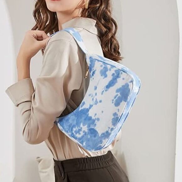 Blue Splash Shoulder Bag  - Picture 1 of 3